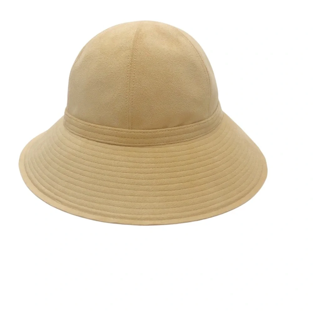 Halston Vintage | 1972 Tan Ultra Suede Bucket Hat ASO Cover of Newsweek 70s